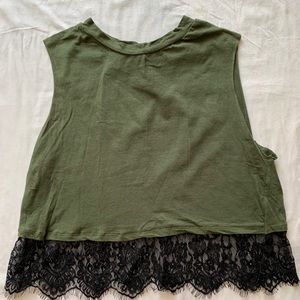 Olive tank top